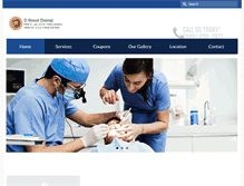 Tablet Screenshot of dstreetdental.com